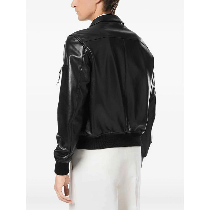 Tom Ford Leather Outerwears - Black | 856008fab93373b3f71bd79cc827ee1d66462698