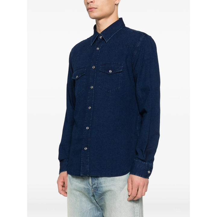 Tom Ford Shirts - Blue | b342fc6c61bf49fb92f2e6631c42fe67646b047e