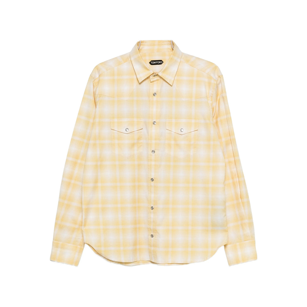 Tom Ford Shirts - Yellow, White | 527533bb697ee373d84df92b6b0cfd22a779c194