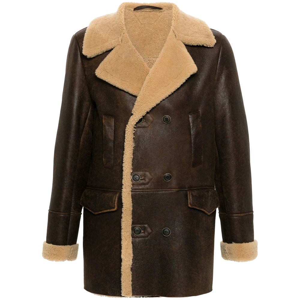Salvatore Santoro Leather Outerwears - Brown, Black | 94ca3e681d05cf7917a12ada680090e31acf4450