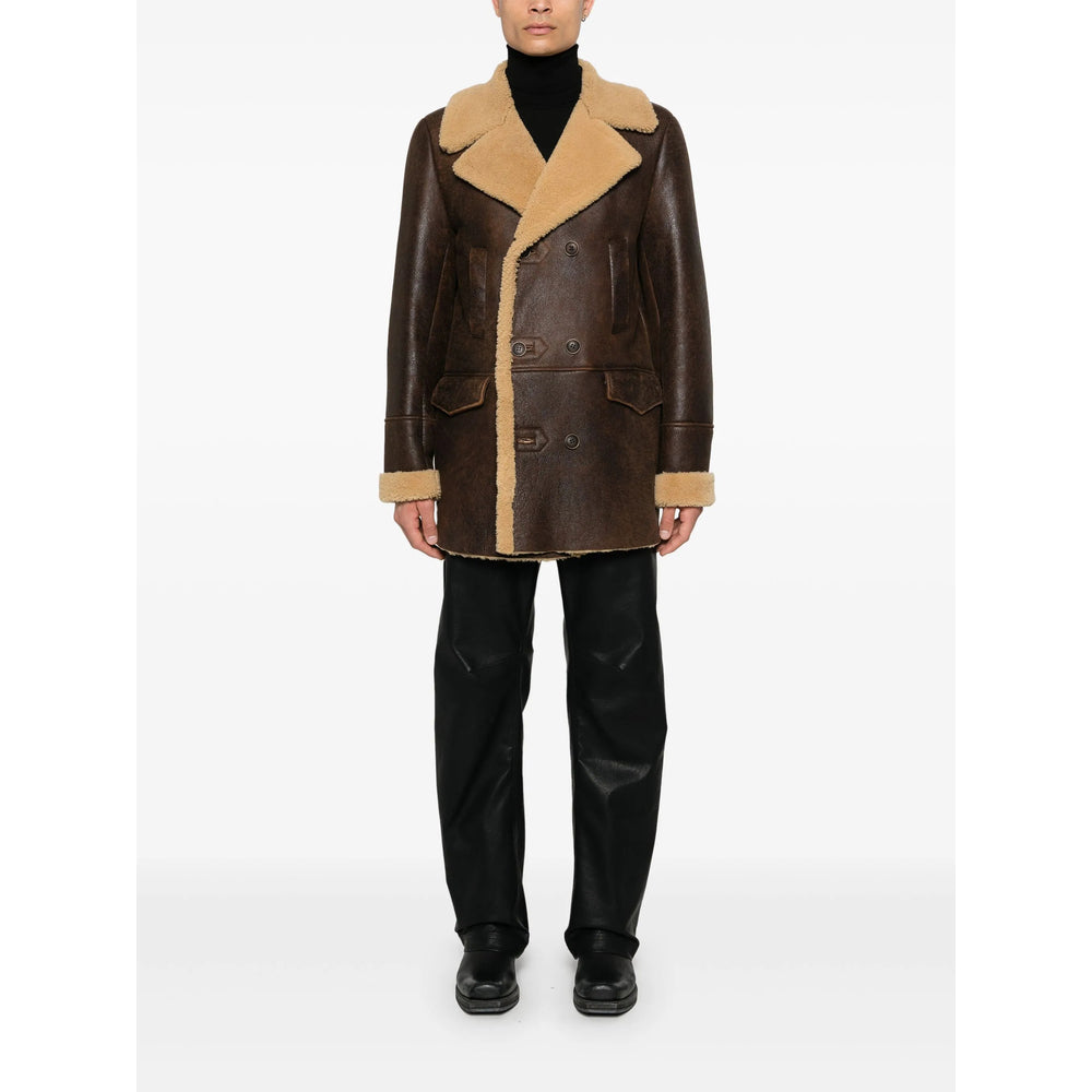 Salvatore Santoro Leather Outerwears - Brown, Black | 65f00fea0eaf9f0bba6af45c2cf0e3f22b612733