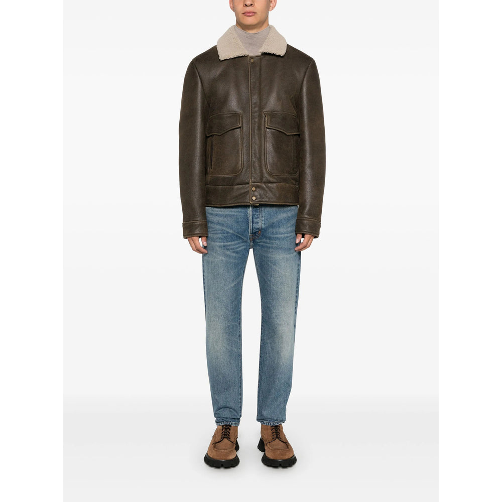 Salvatore Santoro Leather Outerwears - Brown | d4266c32fa2e5932c3ff076868907c9bf9ed04ae