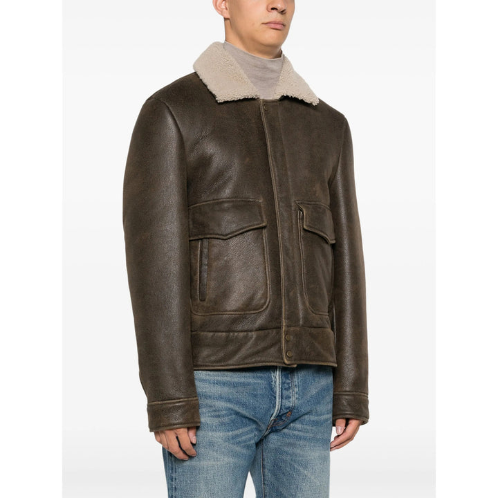 Salvatore Santoro Leather Outerwears - Brown | 57964c23ff39a47c2b4f96e80da040d4c7df2625