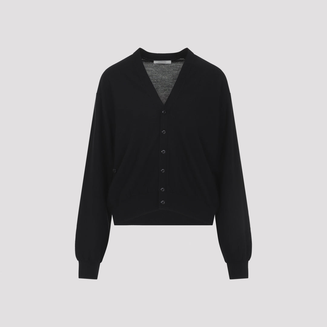 Lemaire Cardigan - Black | 29a7ee42eb149fb78efccddd3196998e7d27b373