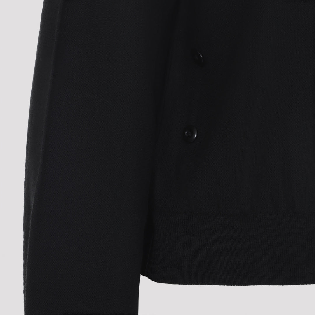 Lemaire Cardigan - Black | e2f78e73fe421938cf8f10db1631e20c7abaa3d3