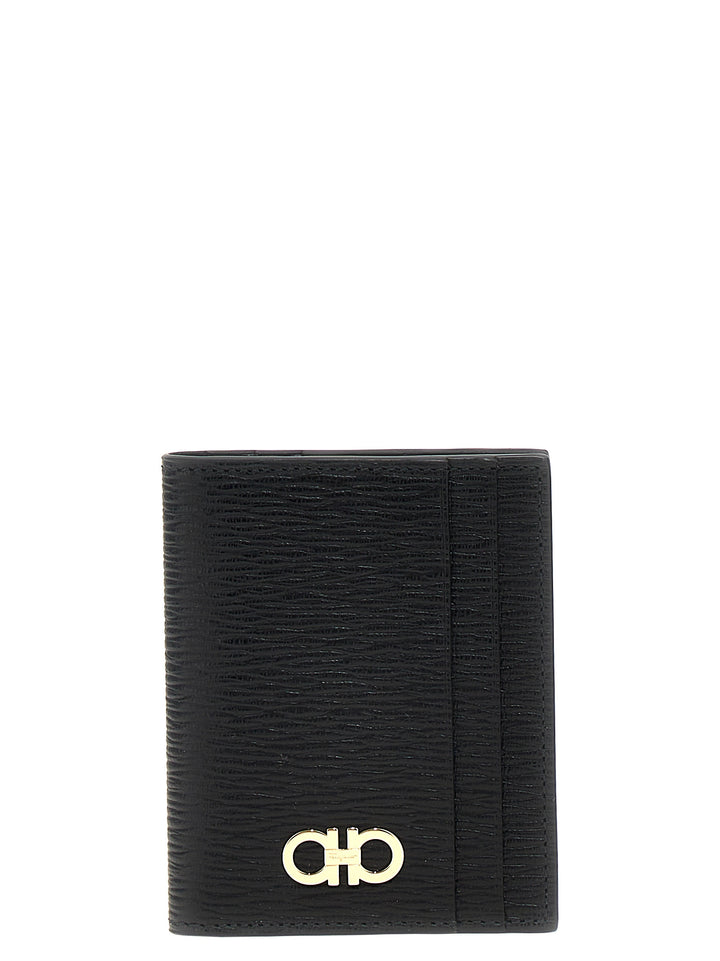 Gancini Wallets, Card Holders Black