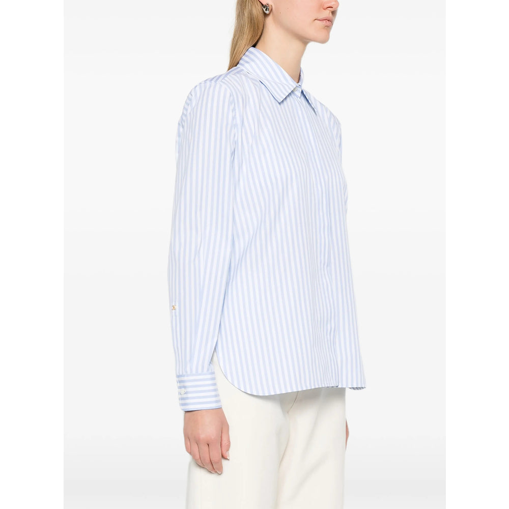 Max Mara Shirts - Blue, White | 108e859ab759432521a53bacf2d3cfc40f34fb89