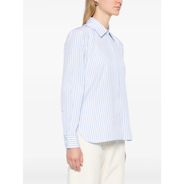 Max Mara Shirts - Blue, White | 108e859ab759432521a53bacf2d3cfc40f34fb89