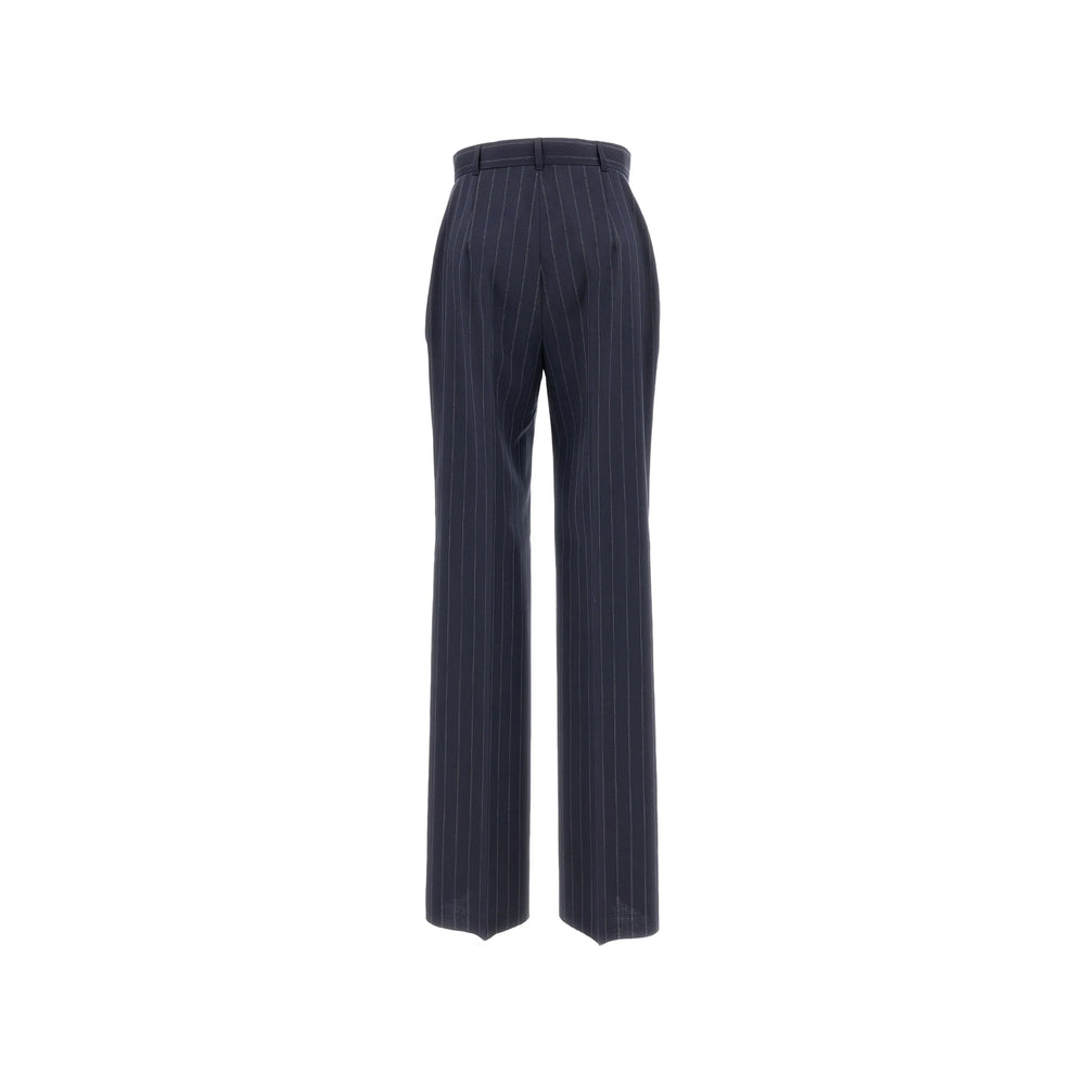 Max Mara Studio Pants - Blue, White | d1fdd78ea3a7bfee233c2aff47076c17e0c994c9