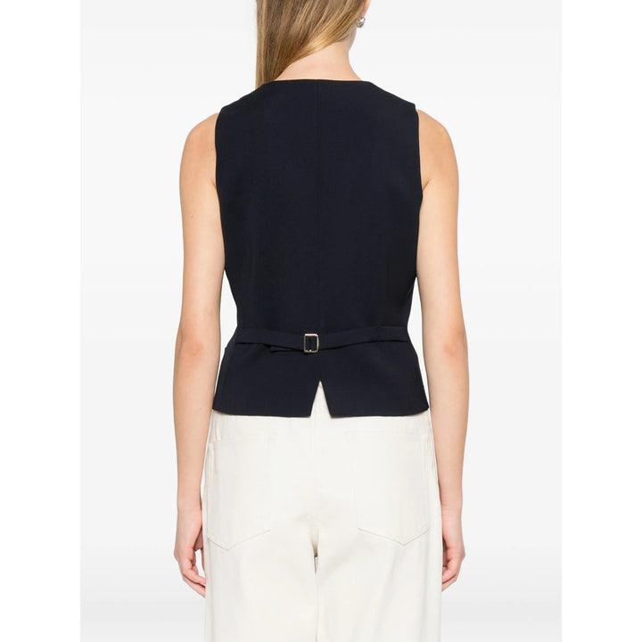 Max Mara Studio Waistcoats - Blue | e894b3d99f825f2857226df9934c2d11c3f2ddb6