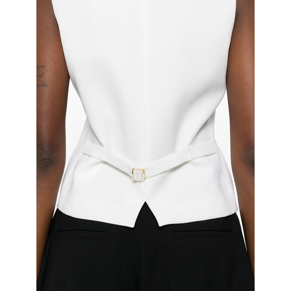 Max Mara Studio Waistcoats - Neutral | 34d1eff30ea17abe3d09490b91488f92a32dc8d5