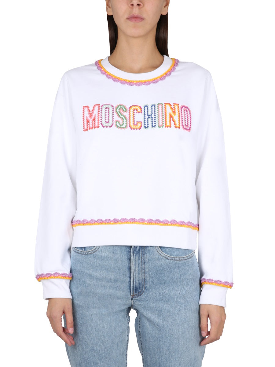 Moschino Sweatshirts - White | Wanan Luxury