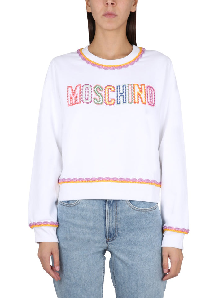 Moschino Sweatshirts - White | Wanan Luxury