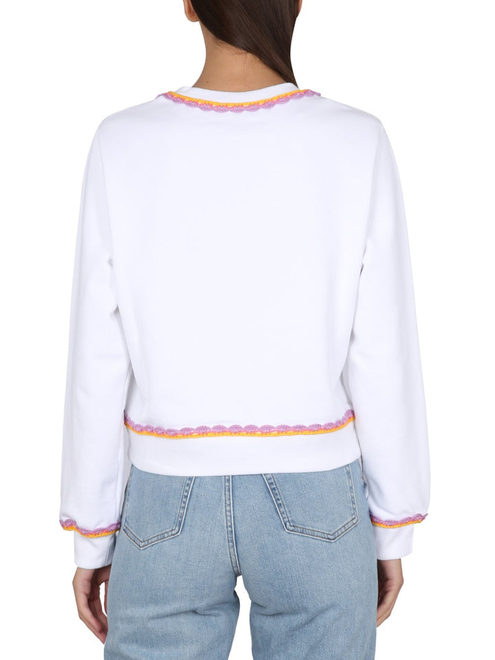 Moschino Sweatshirts - White | Wanan Luxury