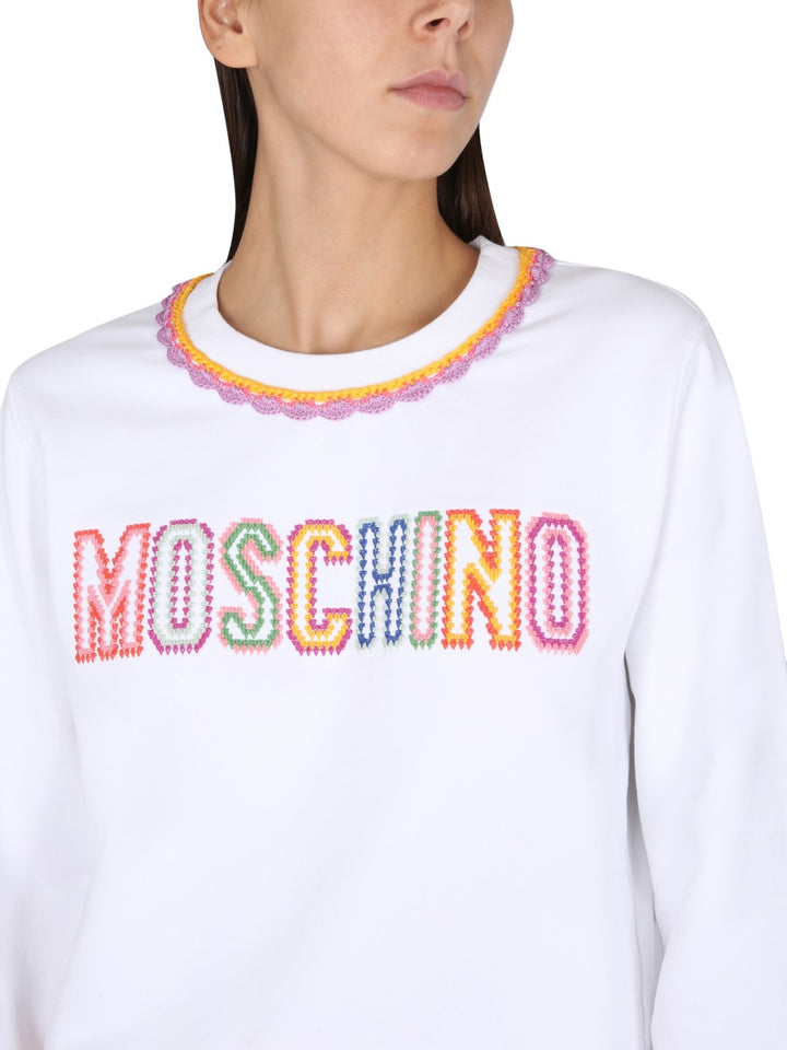 Moschino Sweatshirts - White | Wanan Luxury