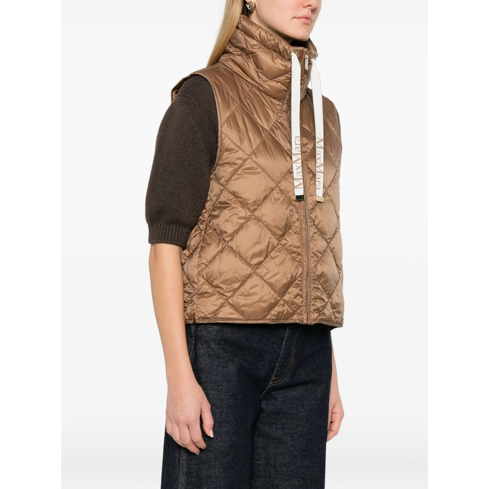 Max Mara The Cube Waistcoats - Brown | fee1947ca51105d4470d2720924255c523111dda
