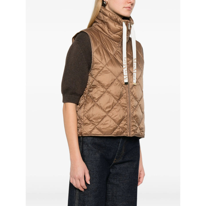 Max Mara The Cube Waistcoats - Brown | fee1947ca51105d4470d2720924255c523111dda