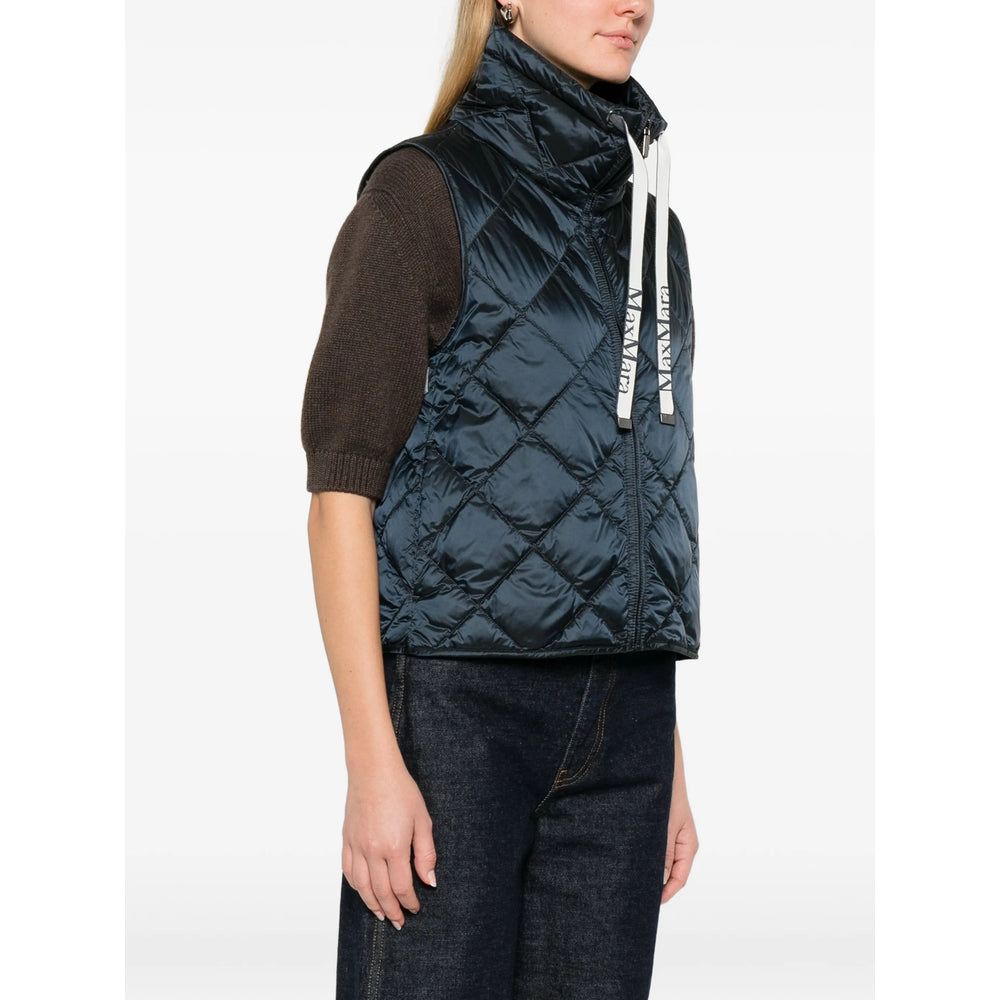 Max Mara The Cube Waistcoats - Blue | de4c90dc308cc4c214220ac0a152e99215424d50