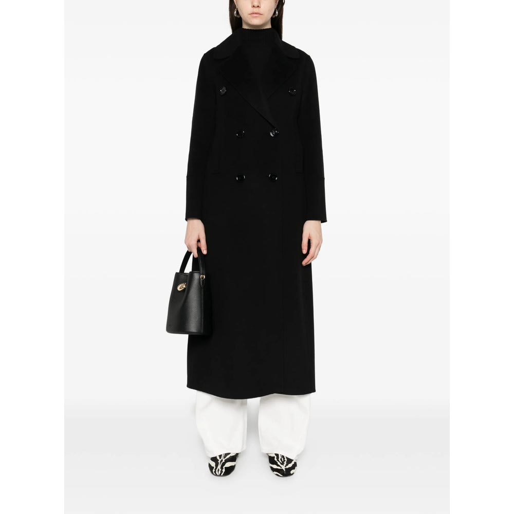 S Max Mara Coats - Black | 58d6df85c0fd59da7ae7e676bb4b37cca5f75e68