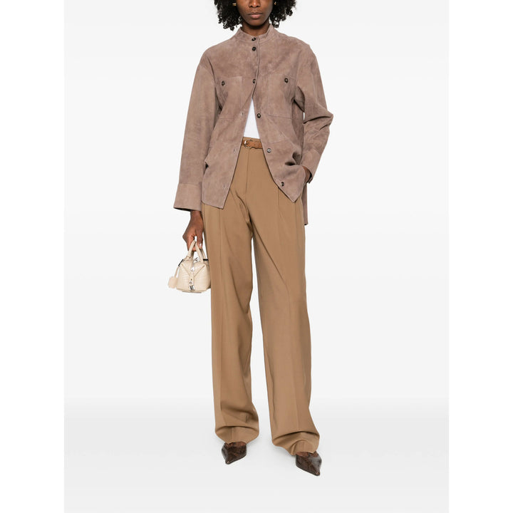 S Max Mara Leather Outerwears - Neutral | de1ca209b3e774a6aafdc3e999c6f6f4a6636b81