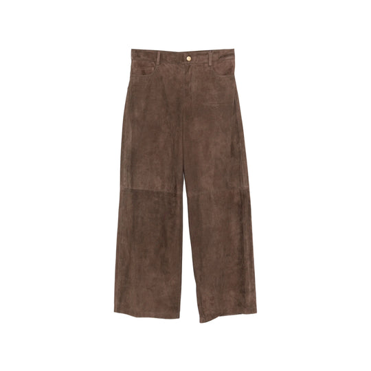 Leather Pants Brown