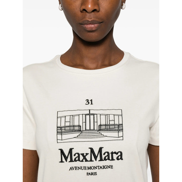 S Max Mara T Shirts - Neutral | 91be8847efa9807390795efa4b39eef9d86b7bfd