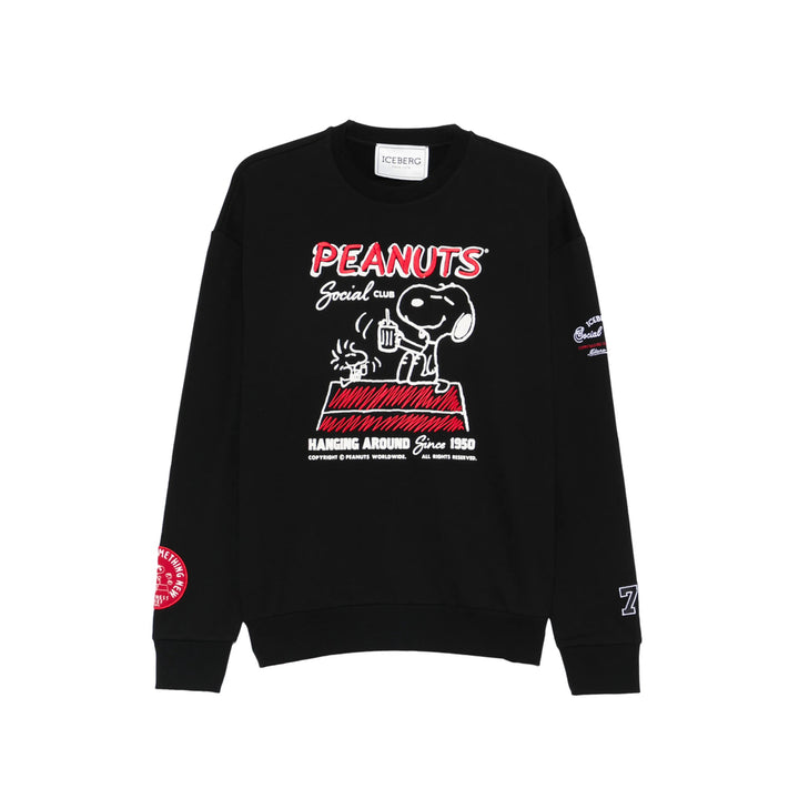 Iceberg Sweatshirts - Black, Red | 037dc5cb0c7215b76d8e00f30e133e4fe1d02f81
