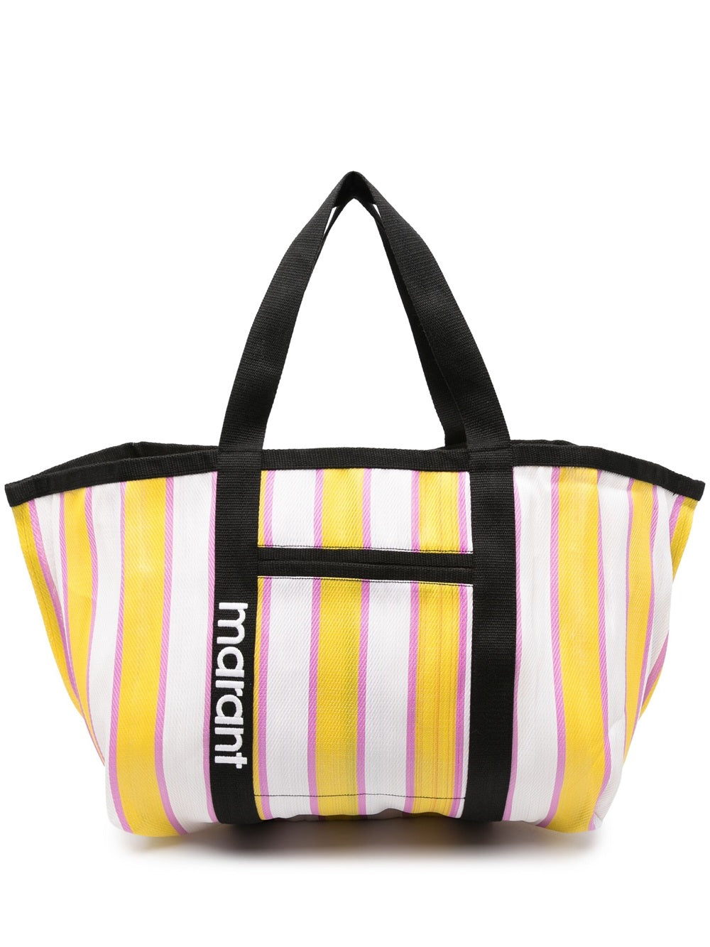 Striped Warden tote bag