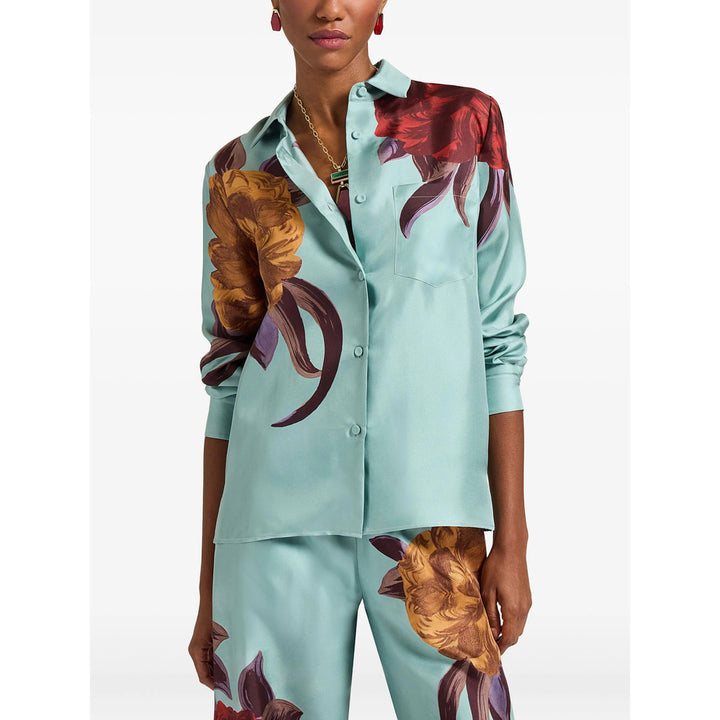 La Double J Shirts - Blue | f34501a60b5f2ff2199bf171cb70a43d34cdf214