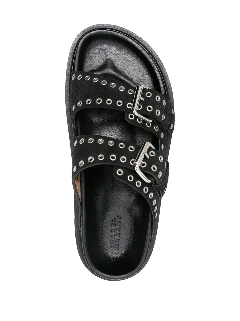 Lennyo slide sandals with buckle