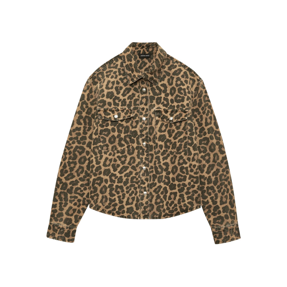 Anine Bing Shirts - Brown, Black | f3212ef9e16baef034c8f6a68777b356d48af3de