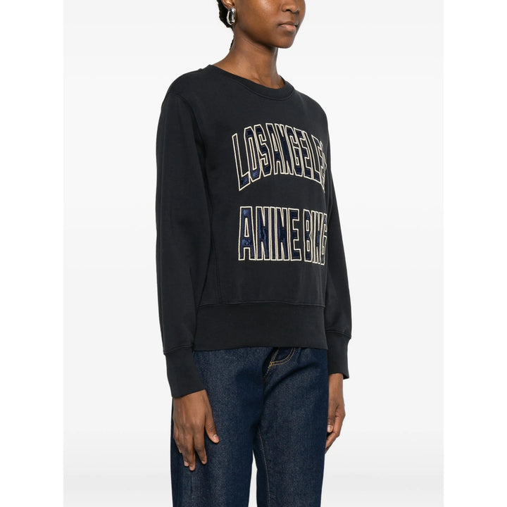 Anine Bing Sweatshirts - Black, Blue | 53cbbc1cab7da0b8f9b3b74dd1d9ebf777f7d921