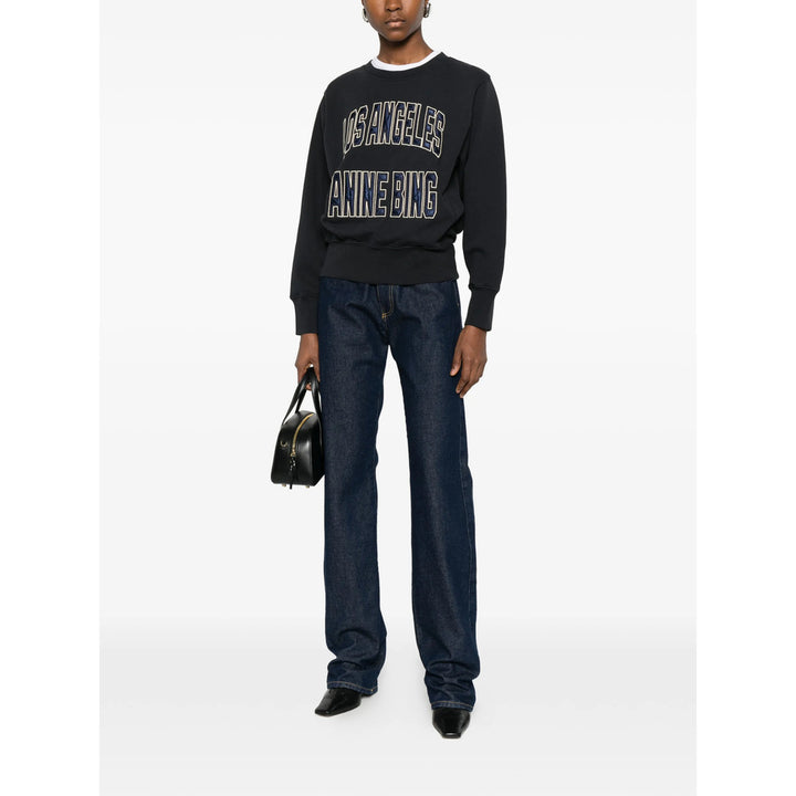 Anine Bing Sweatshirts - Black, Blue | 1e4d2469f774d10ebeb596f99d78748be852b61b