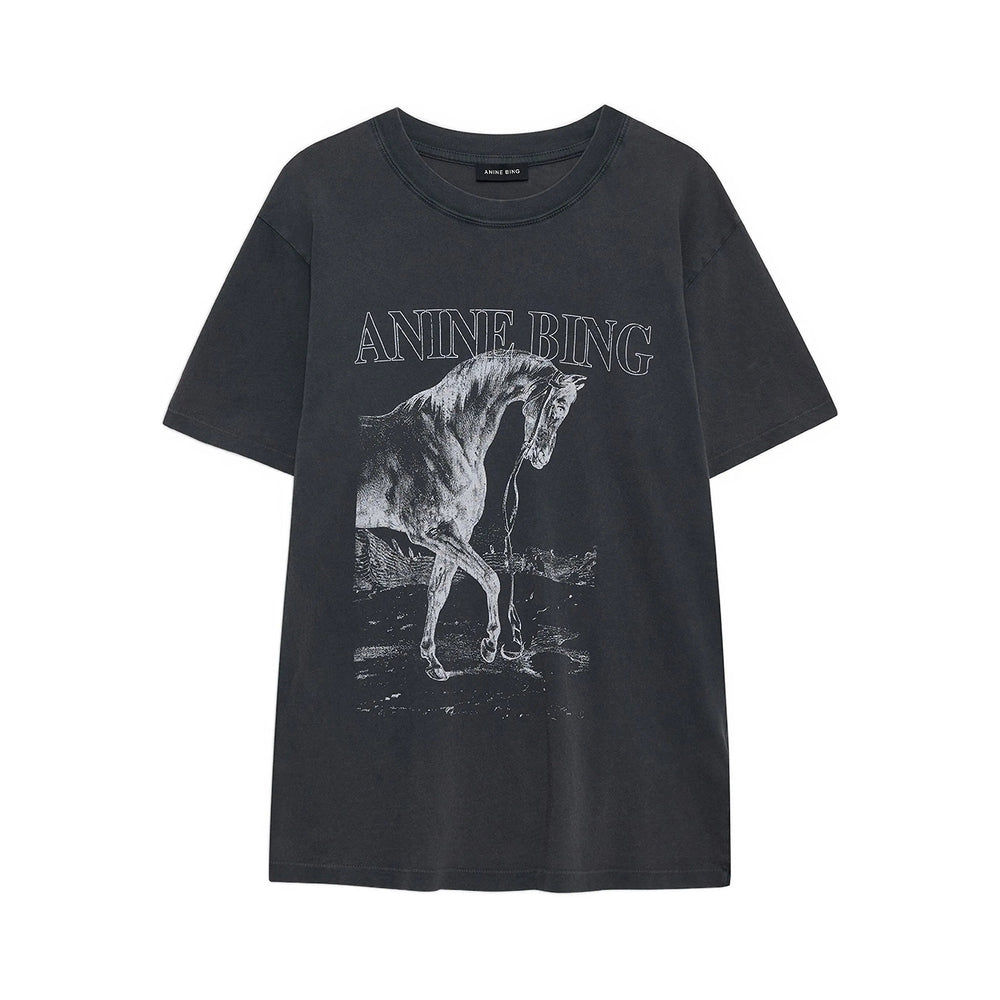 Anine Bing T Shirts - Black | 8753331101d92fbb0fa4e4abb4d9970afeff635b