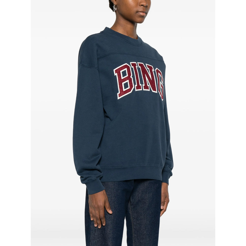 Anine Bing Sweatshirts - Blue, Red | a72cd968a4f9b3269fdbcc72692072574791afc3