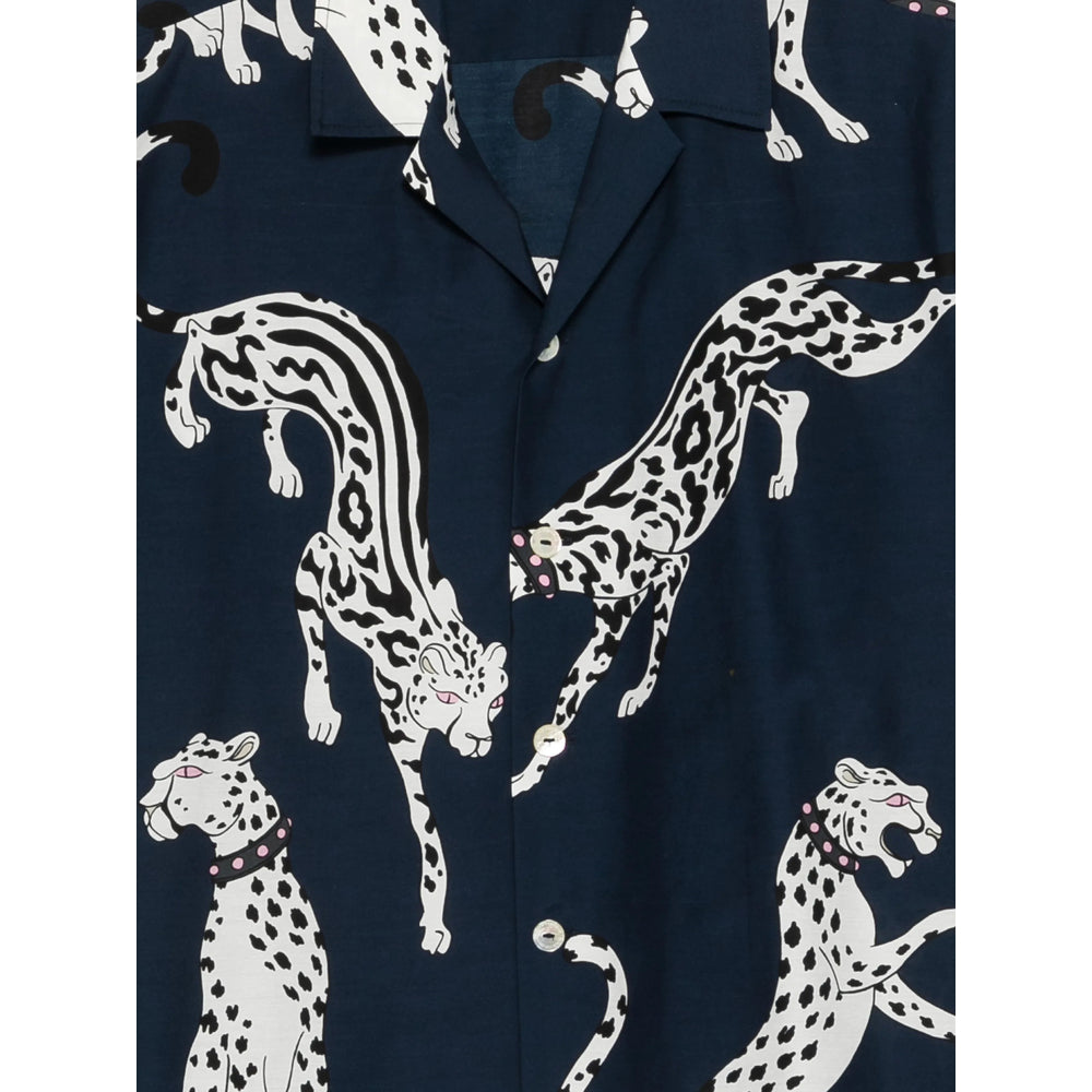 Olivia Von Halle Jumpsuits - Blue, White | ab1991f89a8622b521d09d5e818f3cb9a052cb48