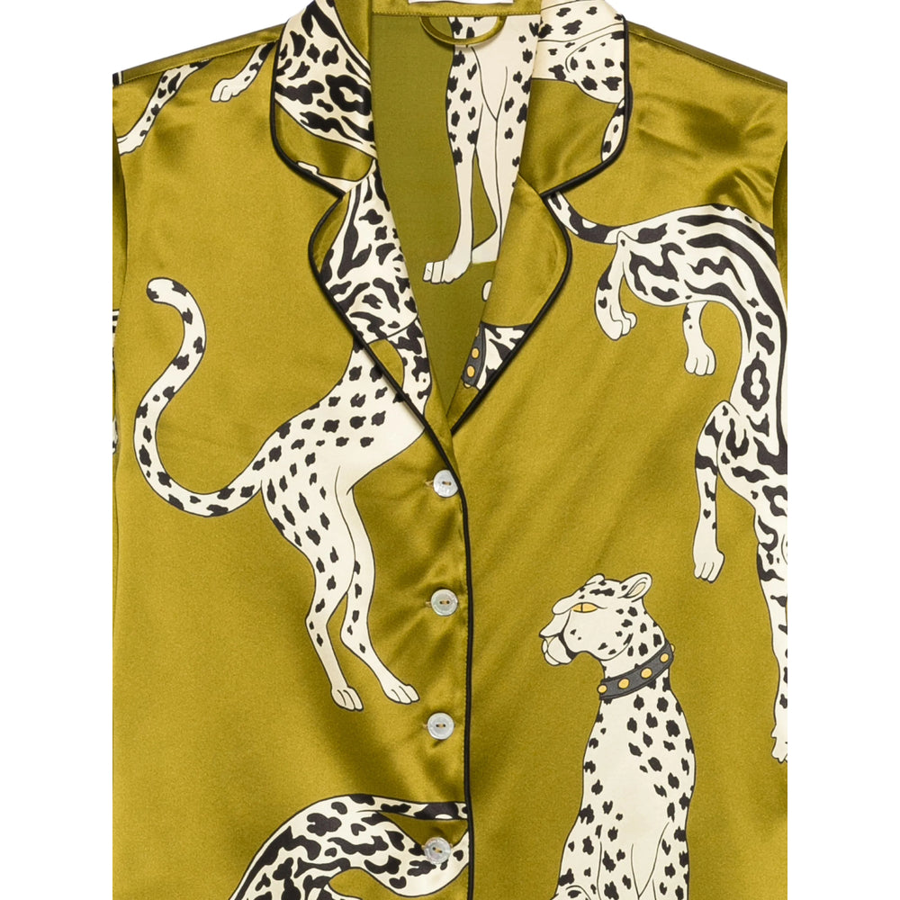 Olivia Von Halle Jumpsuits - Green | 477c51747b469315a7a1cbde1545bf2546bf7f0c