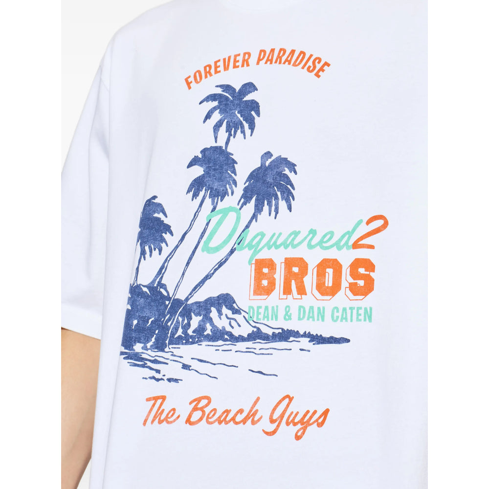 Dsquared2 T Shirts - White | eea6f26165f2e7ed3d553da95a3de506a13ca608