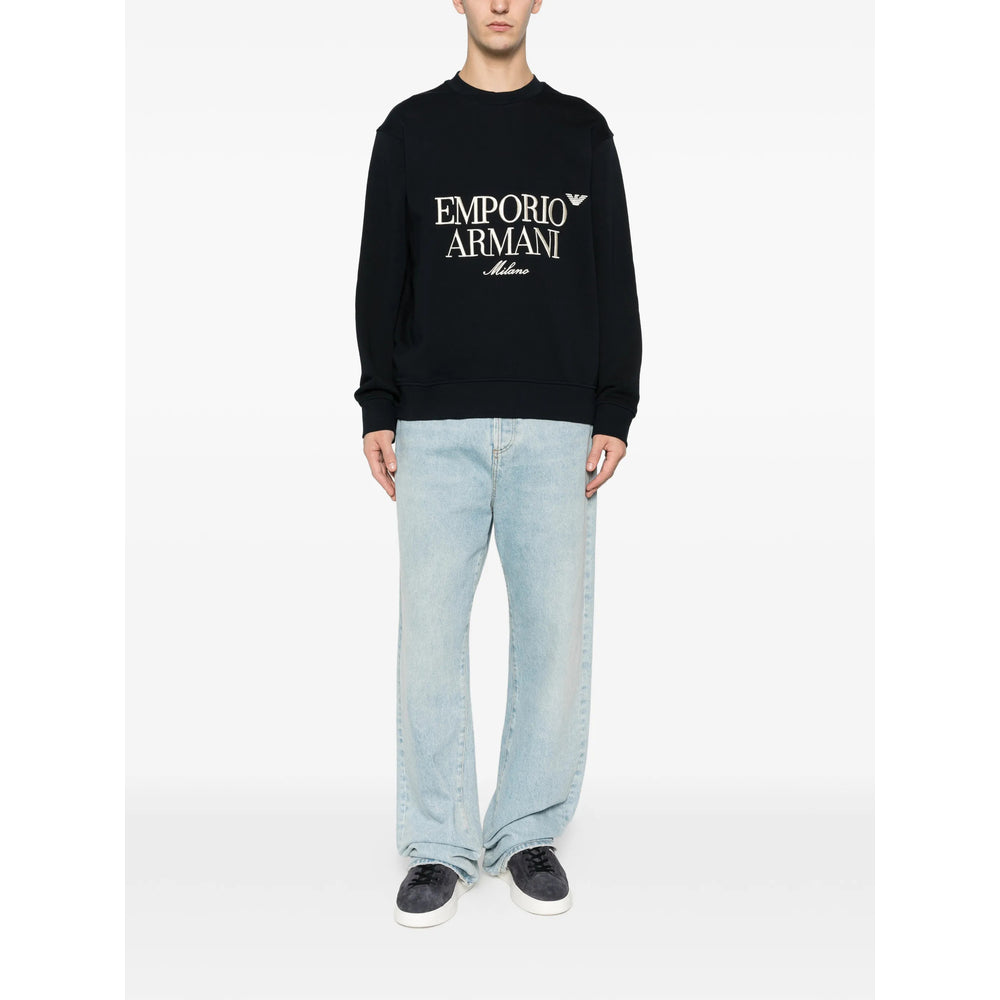 Emporio Armani Sweatshirts - Blue | 89a50d0eea1485eb29fa29dc4f3667f354bd7094