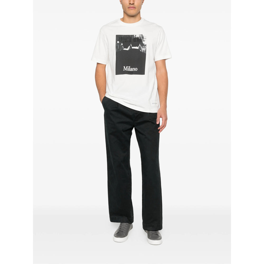 Emporio Armani T Shirts - White, Black | 5eeb1df5f5d2a28e103995b8df04cde5b82a4322