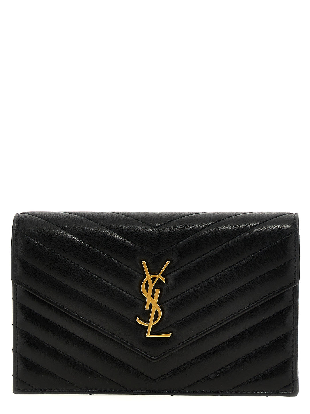 Saint Laurent Envelope Cassandre Wallets and Card Holders - Black | 6c39e976c5e21c03cfb0ab6e3dae04036646b8b3