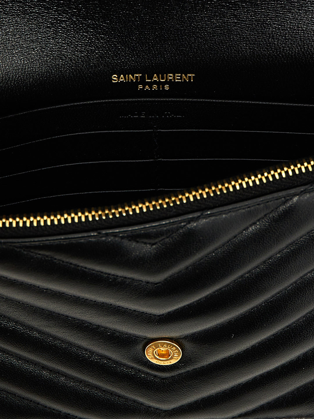 Saint Laurent Envelope Cassandre Wallets and Card Holders - Black | 39cb3461634a9c4b3c273e363060d69a1c16e4e3