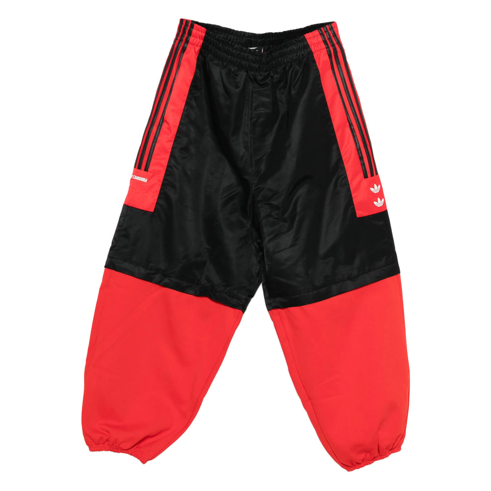Adidas By Willy Chavarria Pants - Black, Red | 84252045c5c1791d69c7826190e987d3dca350aa