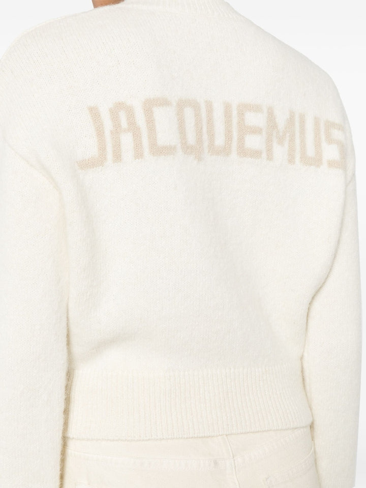 La Maille Jacquemus sweater with intarsia logo