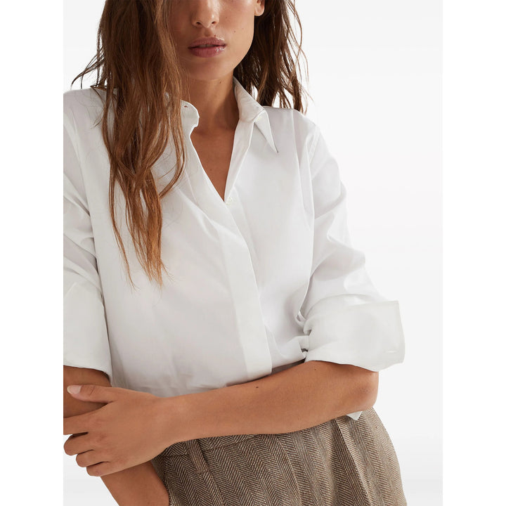 Brunello Cucinelli Shirts - White | 790eecf9447bde0f16ccf7a265974ef3bac8932e