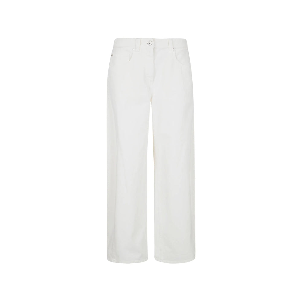 Brunello Cucinelli Pants - White | 8e414e0f42a977e13cd790c0ff76a6a0035de129