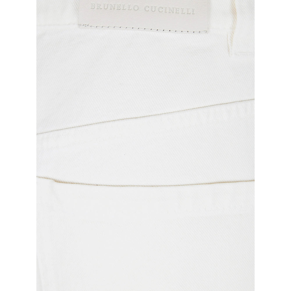 Brunello Cucinelli Pants - White | 42f5ed3e3705c207f7f8e89fa55682de0672d2a2