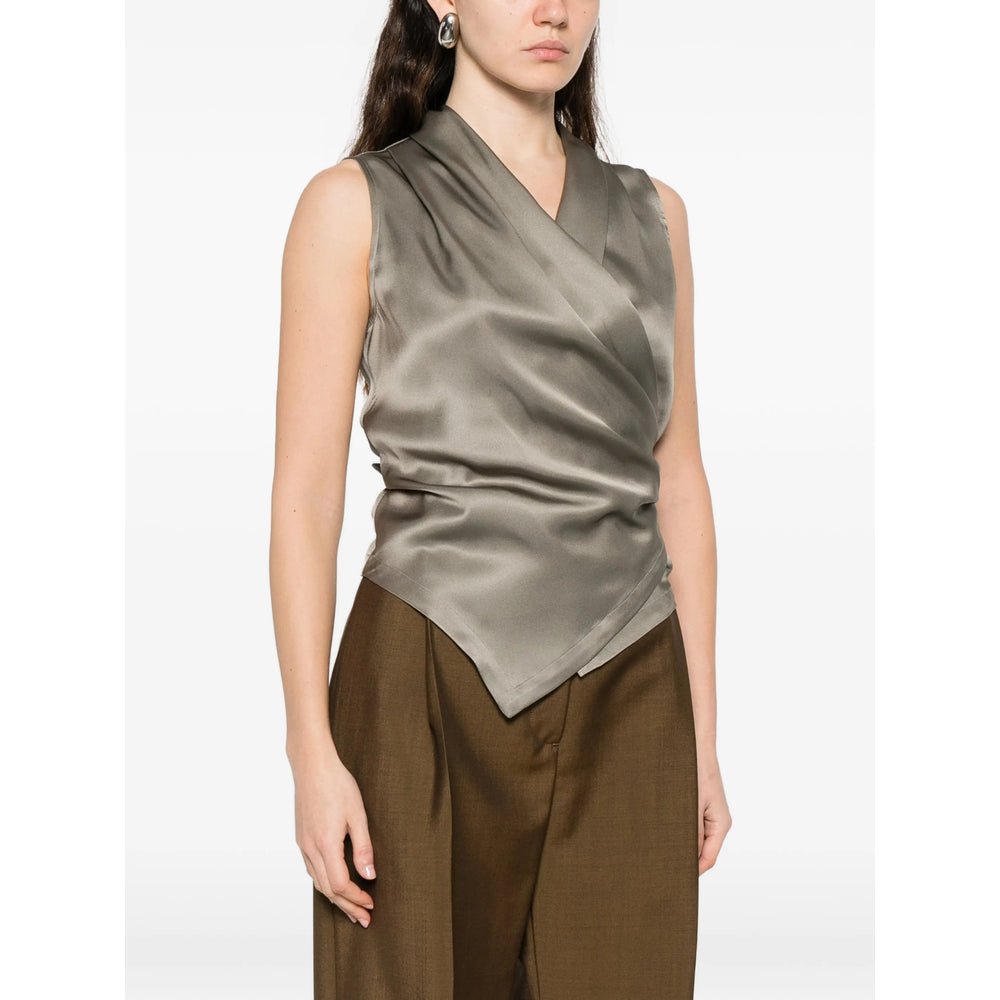 Brunello Cucinelli Tops - Green | cf32b6ecf0b6a8677f9e1d8498450ec104102a19