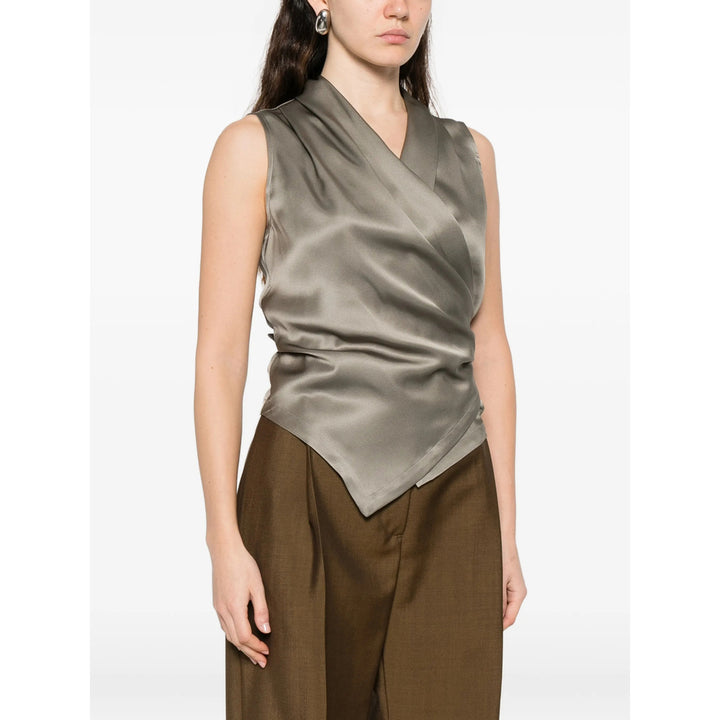 Brunello Cucinelli Tops - Green | cf32b6ecf0b6a8677f9e1d8498450ec104102a19