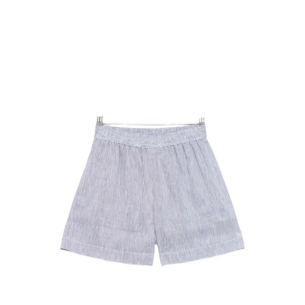 Brunello Cucinelli Shorts - White, Blue | ea648c226a29da345d2f122e039d4795cdef42e4